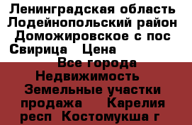 Ленинградская область Лодейнопольский район Доможировское с/пос Свирица › Цена ­ 1 700 000 - Все города Недвижимость » Земельные участки продажа   . Карелия респ.,Костомукша г.